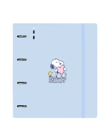 Carpeblock Pp Foam 4 Anillas 35 mm con Recambio Snoopy "Love"