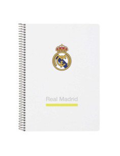 Libreta Cuarto 80 H. Tapas Duras 1Diseñ Real Madrid Equip. 25/26 | Reino Escolar: Mochilas y Regalos