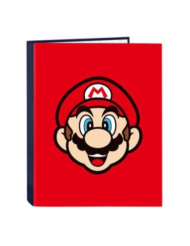 Carpeta Folio 4 Ani.Mixtas Super Mario "Mamma Mia" | Reino Escolar: Mochilas y Regalos
