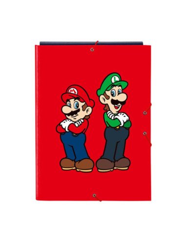 Carpeta Folio 3 Solapas Super Mario "Mamma Mia" | Reino Escolar: Mochilas y Regalos