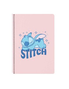Libreta Folio 80 H. Tapas Duras Stitch "Ohana" | Reino Escolar: Mochilas y Regalos