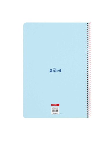 Libreta Folio 80 H. Tapas Duras Stitch "Ohana" | Reino Escolar
