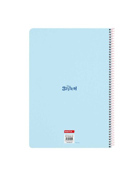 Libreta Folio 80 H. Tapas Duras Stitch "Ohana" | Reino Escolar