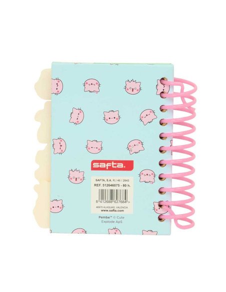 Bloc de Notas A7 Pembe "The Pink Cat" | Reino Escolar