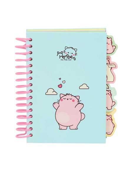 Bloc De Notas A6 Pembe "The Pink Cat" | Reino Escolar: Mochilas y Regalos