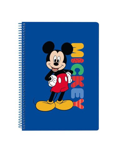Libreta Cuarto 80 H. Tapas Duras Mickey Mouse "Today" | Reino Escolar: Mochilas y Regalos