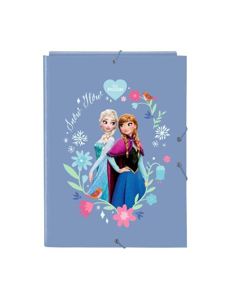 Carpeta Folio 3 Solapas Frozen | Reino Escolar: Mochilas y Regalos