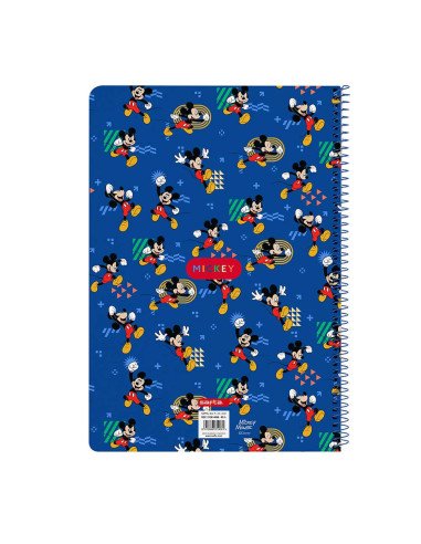 Libreta Folio 80 H. Tapas Duras Mickey Mouse "Today" | Reino Escolar: Mochilas y Regalos