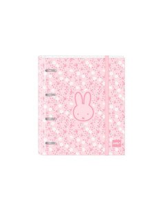 Carpeta 4 Anillas 35 mm con Recambio Miffy "Flores" 2