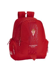 Mochila Adaptable a Carro Real Sporting De Gijon Corporativa | Reino Escolar: Mochilas y Regalos