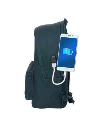 Mochila Doble Para Portatil 15.6" + Usb Harper & Neyer | Reino Escolar: Mochilas y Regalos