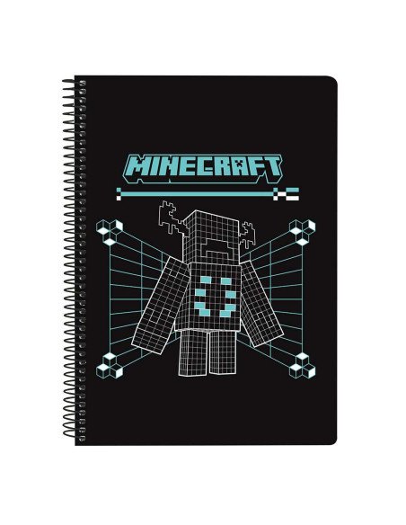 Libreta Cuarto 80 H. Tapas Duras Minecraft "Screen" | Reino Escolar: Mochilas y Regalos