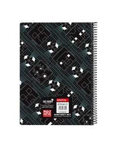 Libreta Cuarto 80 H. Tapas Duras Minecraft "Screen" | Reino Escolar: Mochilas y Regalos 2