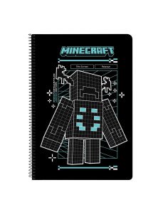 Libreta Folio 80 H. Tapas Duras Minecraft "Screen" | Reino Escolar: Mochilas y Regalos