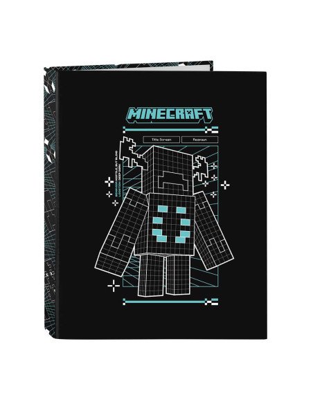 Carpeta Folio 4 Ani.Mixtas Minecraft "Screen" | Reino Escolar: Mochilas y Regalos
