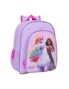 Mochila Junior Adaptable a Carro Unicorn Academy | Reino Escolar: Mochilas y Regalos