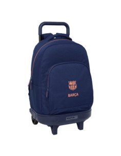 Mochila Grande con Ruedas Compact Extraible F.C.Barcelona 2A Equipacion | Reino Escolar: Mochilas y Regalos