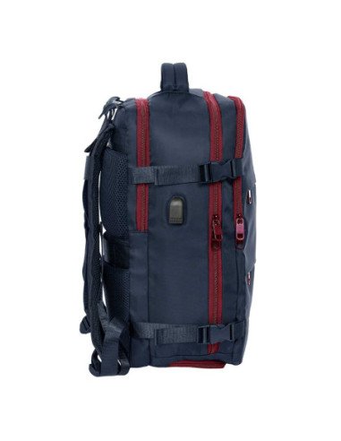 Mochila Viaje Cabina Portatil 15.6'' F.C.Barcelona Azul Marino | Reino Escolar: Mochilas y Regalos