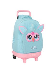 Mochila Grande con Ruedas Compact Extraible Furby | Reino Escolar: Mochilas y Regalos