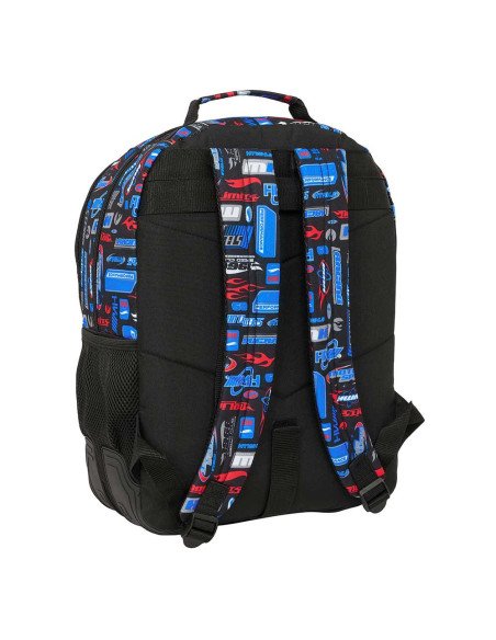 Mochila Doble Adaptable a Carro Hot Wheels | Reino Escolar: Mochilas y Regalos