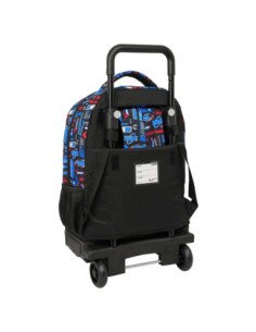 Mochila Grande con Ruedas Compact Ext.Simple Hot Wheels | Reino Escolar: Mochilas y Regalos 2