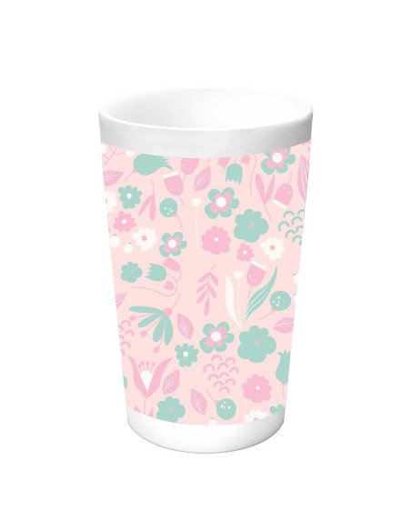 Set de Platos Cubiertos y Vaso SAFTA Preescolar "Mariposa"