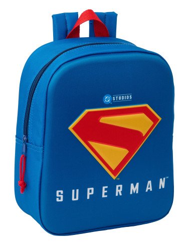 Mochila Guarderia 3D Superman 3D | Reino Escolar: Mochilas y Regalos