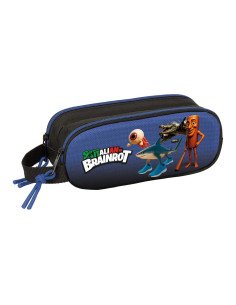Portatodo Doble 3D Brainrot | Reino Escolar: Mochilas y Regalos