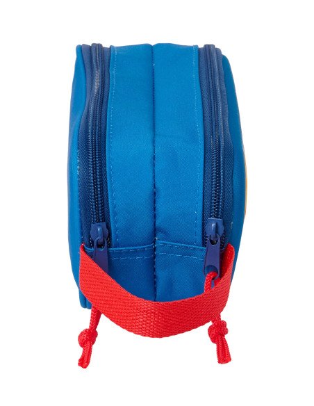 Portatodo Doble 3D Superman 3D | Reino Escolar: Mochilas y Regalos