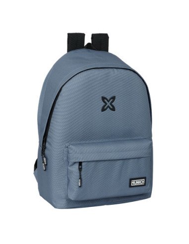 Mochila Doble Para Portatil 15.6" + Usb Munich Basicos "Gris" | Reino Escolar: Mochilas y Regalos