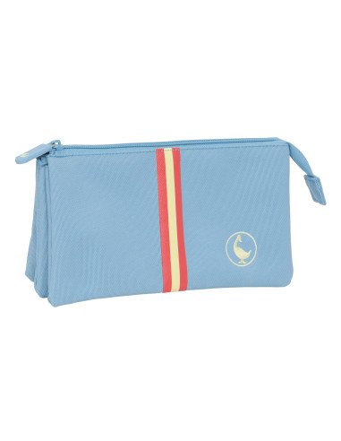 Portatodo Triple El Ganso Basics "Cerulean" | Reino Escolar: Mochilas y Regalos