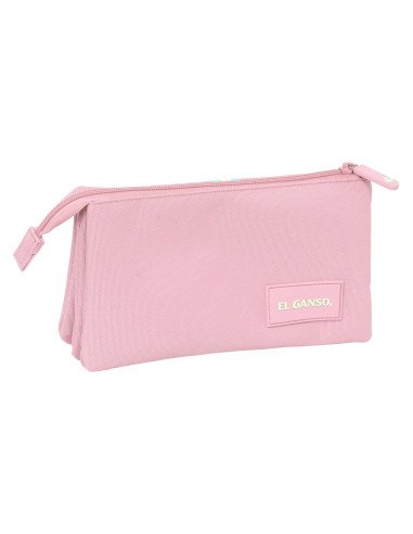 Portatodo Triple El Ganso Basics "Pink" | Reino Escolar: Mochilas y Regalos