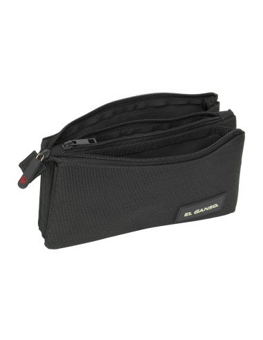Portatodo Triple El Ganso Basics "Black" | Reino Escolar: Mochilas y Regalos