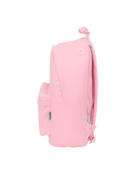Mochila para Portátil 14.1" Benetton Basics "Rosa Pastel"