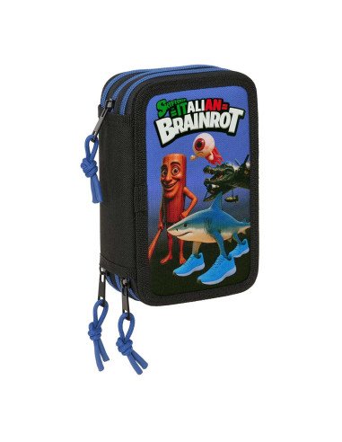 Plumier Triple 37 Pcs Brainrot | Reino Escolar: Mochilas y Regalos