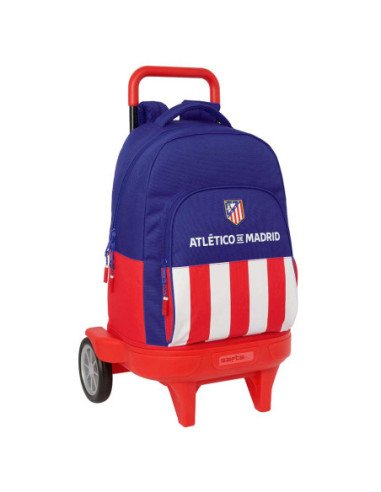 Mochila Grande con Ruedas Compact Evol. Ext. Atlético De Madrid | Reino Escolar: Mochilas y Regalos