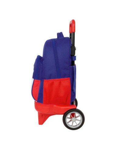 Mochila Grande con Ruedas Compact Evol. Ext. Atlético De Madrid | Reino Escolar: Mochilas y Regalos