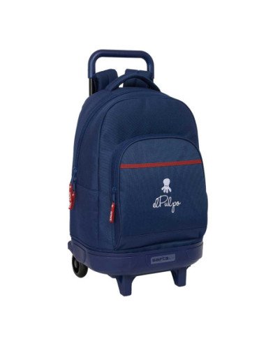 Mochila Grande con Ruedas Compact Extraible El Pulpo | Reino Escolar: Mochilas y Regalos