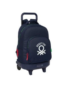 Mochila Grande con Ruedas Compact Extraible Benetton "Together" | Reino Escolar: Mochilas y Regalos