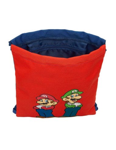 Saco Plano Junior Super Mario "Mamma Mia" | Reino Escolar: Mochilas y Regalos