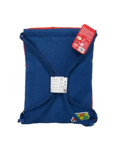 Saco Plano Junior Super Mario "Mamma Mia" | Reino Escolar: Mochilas y Regalos