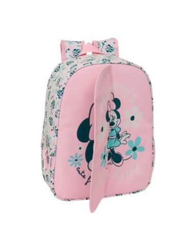 Mochila Infantil Adaptable a Carro Front-Inter Minnie Mouse "Minty" | Reino Escolar: Mochilas y Regalos