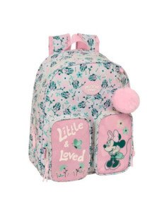 Mochila Infantil Bolsillos Adaptable a Carro Minnie Mouse "Minty" | Reino Escolar: Mochilas y Regalos