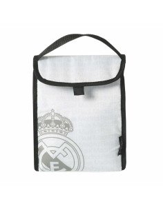 Porta-Alimentos Térmico Plegable Blanco Real Madrid | Reino Escolar: Mochilas y Regalos