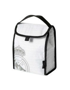 Porta-Alimentos Térmico Plegable Blanco Real Madrid | Reino Escolar: Mochilas y Regalos 2