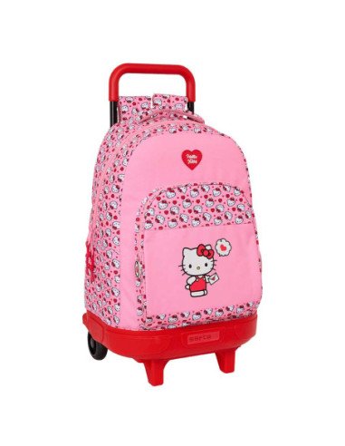 Mochila Grande con Ruedas Compact Extraíble Hello Kitty