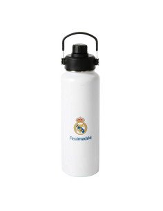 Botella Térmica 1200ml Blanca Real Madrid | Reino Escolar: Mochilas y Regalos