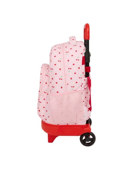 Mochila Grande con Ruedas Compact Extraible Glowlab "Frutitas" | Reino Escolar: Mochilas y Regalos