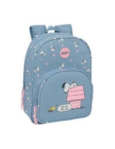 Mochila Infantil Adaptable a Carro Snoopy | Reino Escolar: Mochilas y Regalos