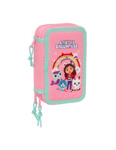 Plumier Triple 37 Pcs Gabby'S Dollhouse | Reino Escolar: Mochilas y Regalos